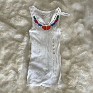 Ribbed Tank Top w/ Beading Old Navy Tank Top Shirt Rib Beads Boho